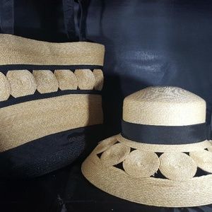 Callanan Millinery hat and matching tote